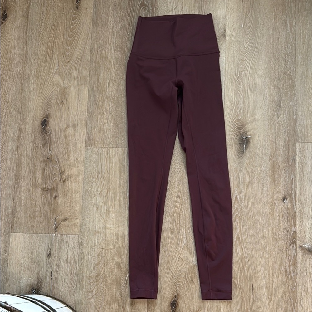 lululemon athletica Burgundy Leggings